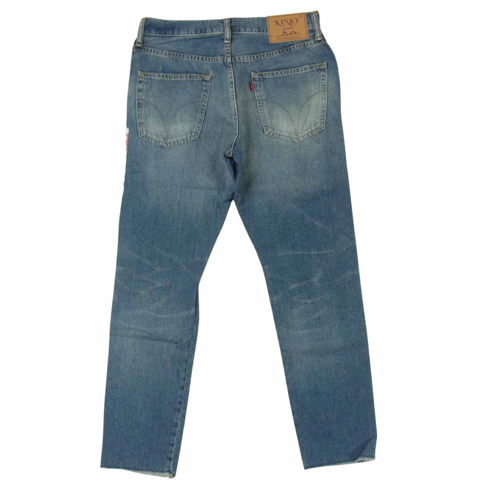 HYSTERIC GLAMOUR ヒステリックグラマー 19SS 02192AP09 KINKY COVER GIRL テーパード デニム パンツ 日本製 インディゴブルー系 28inch【中古】