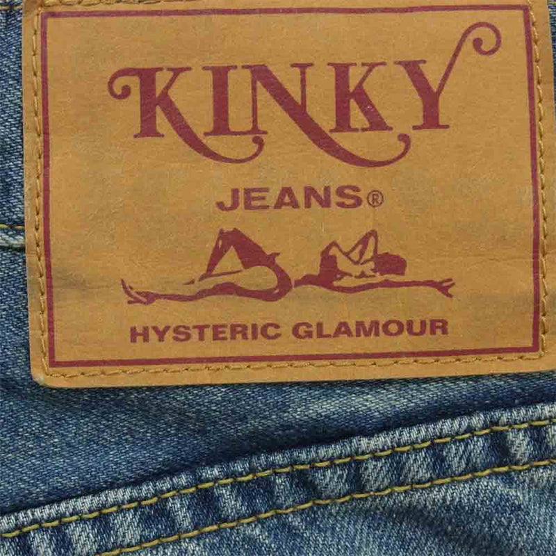 HYSTERIC GLAMOUR ヒステリックグラマー 19SS 02192AP09 KINKY COVER GIRL テーパード デニム パンツ 日本製 インディゴブルー系 28inch【中古】