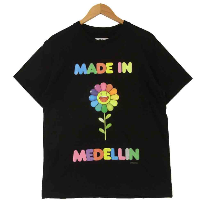 ジェイ・バルヴィン MIMT-001 takashi murakami Made in Medellin Tee 半袖 tシャツ ブラック系 S【中古】