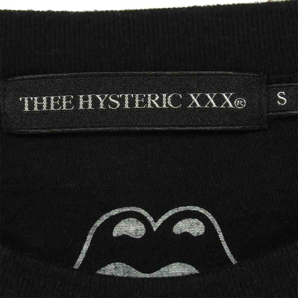 HYSTERIC GLAMOUR ヒステリックグラマー 06211CT07 Thee Hysteric XXX VOODOO SPIKED  TONGUE トリプルエックス スパイクドタン 半袖 Tシャツ ブラック系 S【中古】
