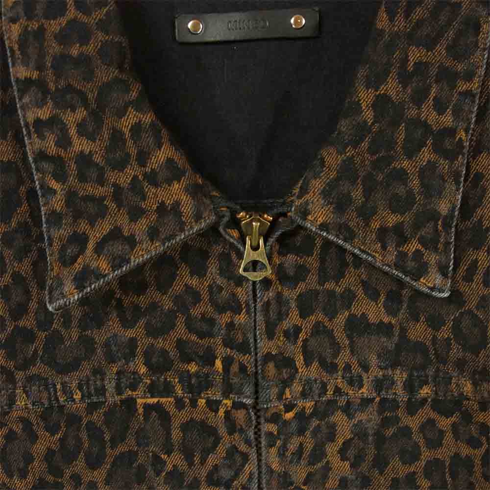 MINEDENIM マインデニム 20SS 2003-8001-67-012 LEOPARD ZP-GJKT レオパード BRT デニム ジャケット ブラウン系 1【中古】