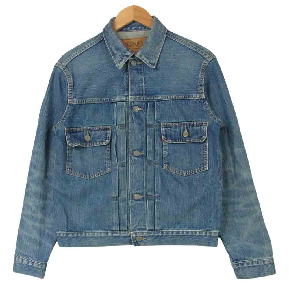 HYSTERIC GLAMOUR ヒステリックグラマー 21SS 02211AB02 2ndタイプ 13.5オンス セルビッジ デニム ジャケット インディゴブルー系 S【中古】