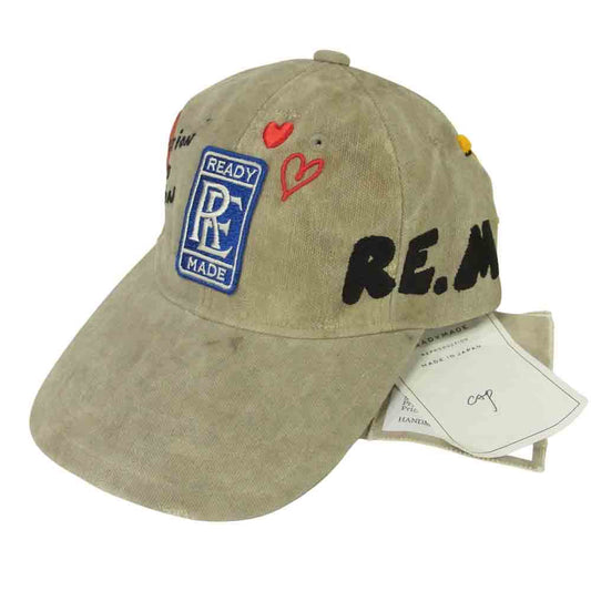 READY MADE レディメイド US ARMY POSTAL BAG VINTAGE COTTON CAP ヴィンテージ コットン キャップ グレー系 F【新古品】【未使用】【中古】