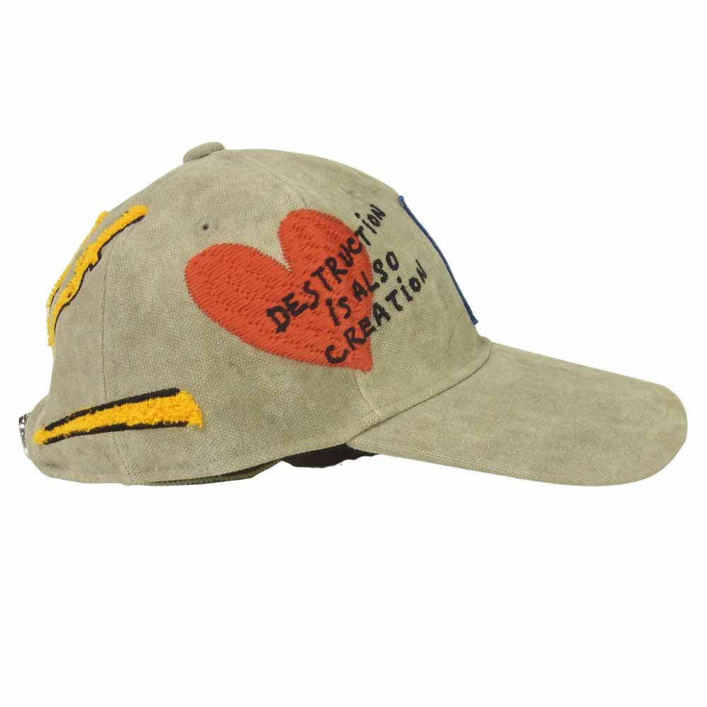 READY MADE レディメイド US ARMY POSTAL BAG VINTAGE COTTON CAP ヴィンテージ コットン キャップ グレー系 F【新古品】【未使用】【中古】