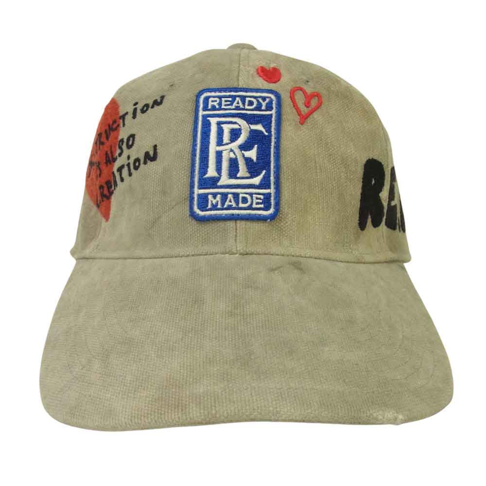 READY MADE レディメイド US ARMY POSTAL BAG VINTAGE COTTON CAP ヴィンテージ コットン キャップ グレー系 F【新古品】【未使用】【中古】
