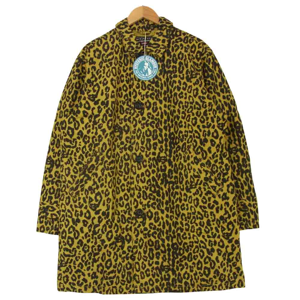 Supreme シュプリーム 21SS 02211ZI1024 HYSTERIC GLAMOUR ヒステリックグラマー Leopard Trench レオパード トレンチ コート イエロー系 L【新古品】【未使用】【中古】