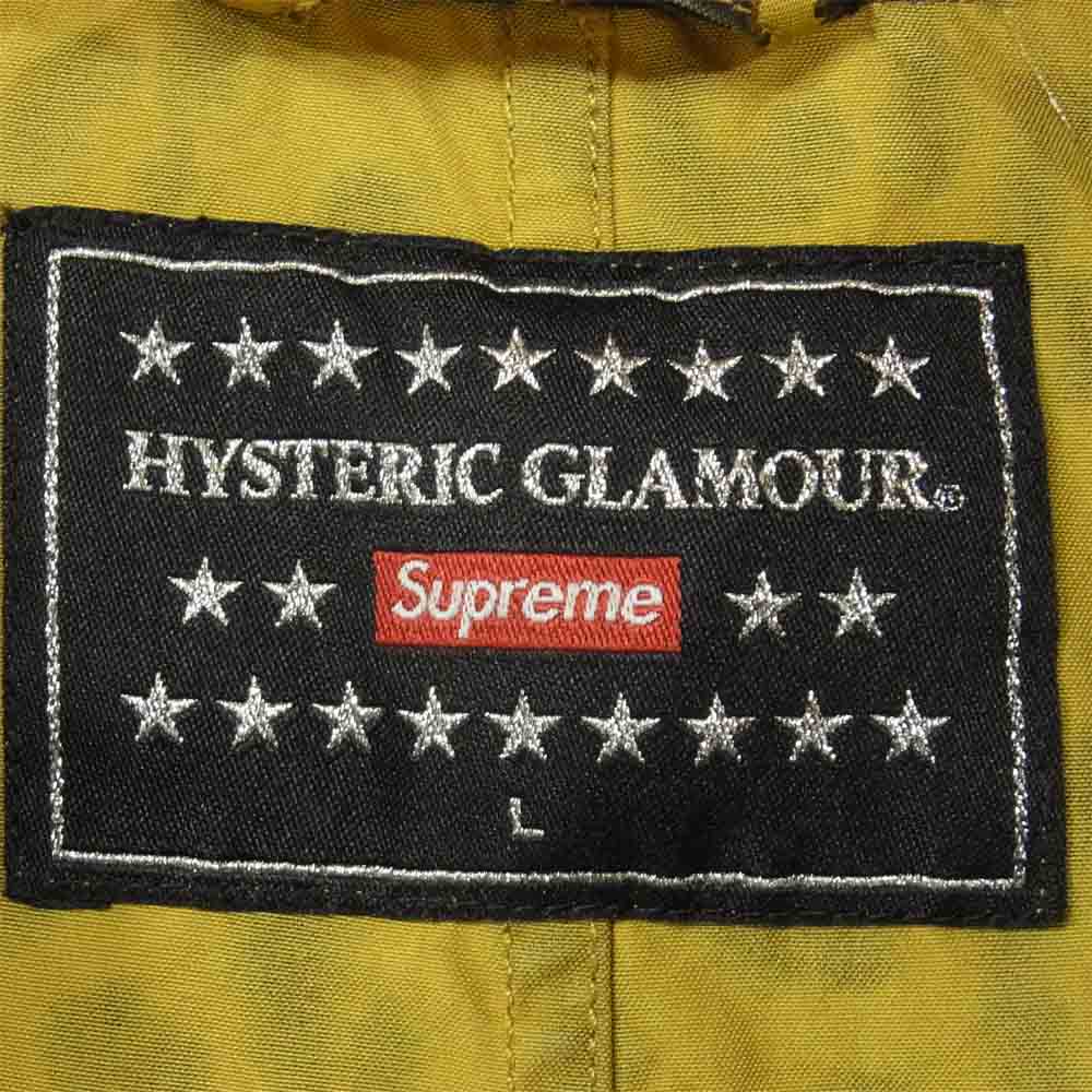 Supreme シュプリーム 21SS 02211ZI1024 HYSTERIC GLAMOUR ヒステリックグラマー Leopard Trench レオパード トレンチ コート イエロー系 L【新古品】【未使用】【中古】