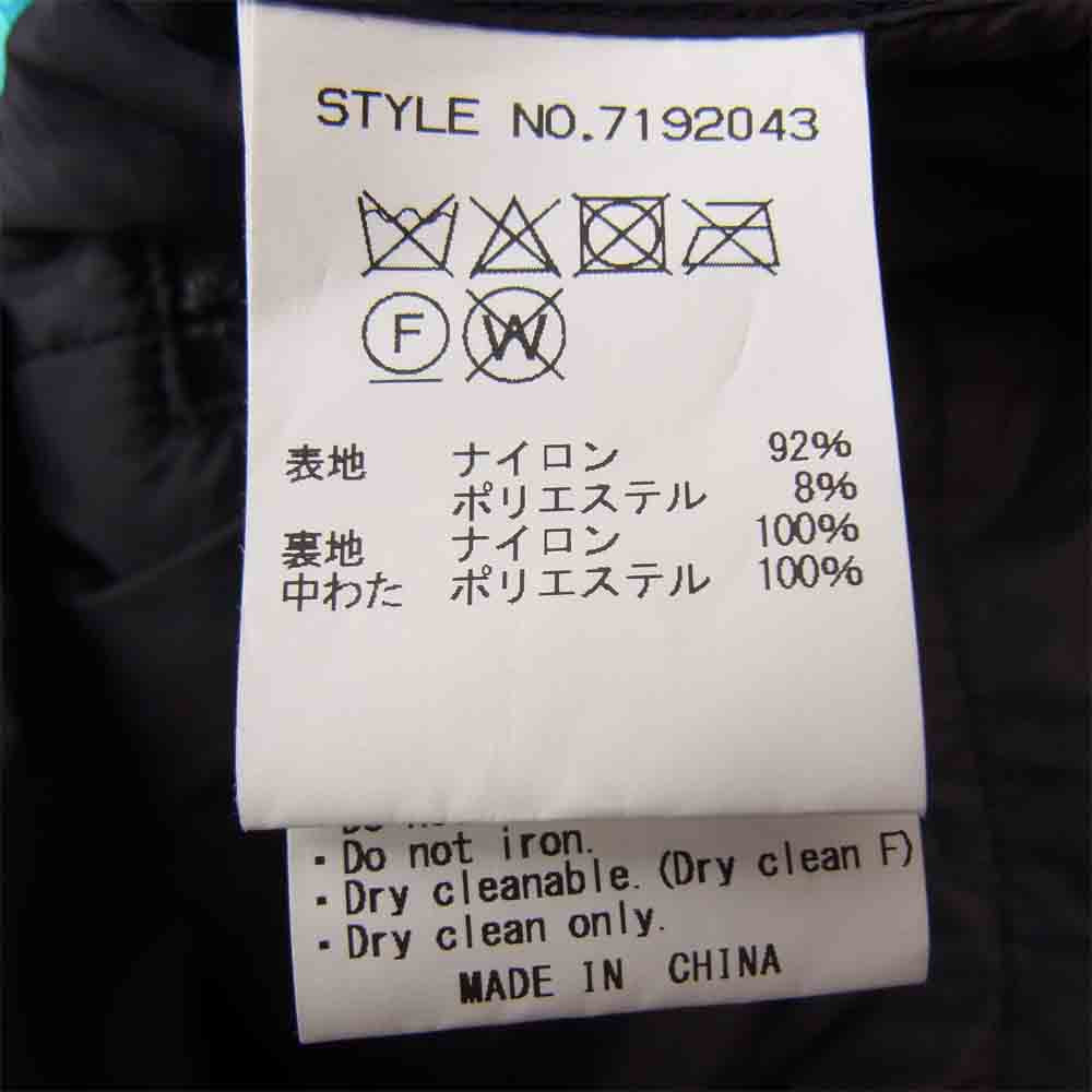 MANASTASH マナスタッシュ MRIP P-100 PARKA チェック柄 プリマロフト 中綿 ジャケット ブラック×ホワイト XL【中古】