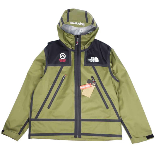 Supreme シュプリーム × ノースフェイス THE NORTH FACE NP12101I 21SS Summit Series Outer Tape Seam Mountain Jacket テープ シーム マウンテン ジャケット バーントオリーブグリーン L【新古品】【未使用】【中古】