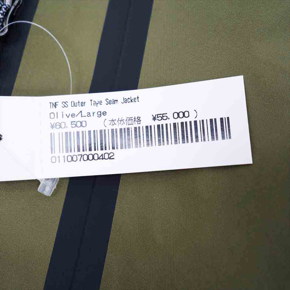 Supreme シュプリーム × ノースフェイス THE NORTH FACE NP12101I 21SS Summit Series Outer Tape Seam Mountain Jacket テープ シーム マウンテン ジャケット バーントオリーブグリーン L【新古品】【未使用】【中古】