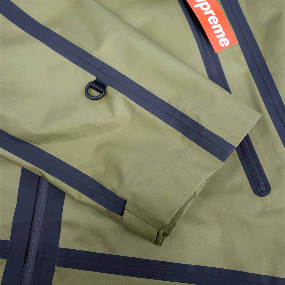 Supreme シュプリーム × ノースフェイス THE NORTH FACE NP12101I 21SS Summit Series Outer Tape Seam Mountain Jacket テープ シーム マウンテン ジャケット バーントオリーブグリーン L【新古品】【未使用】【中古】