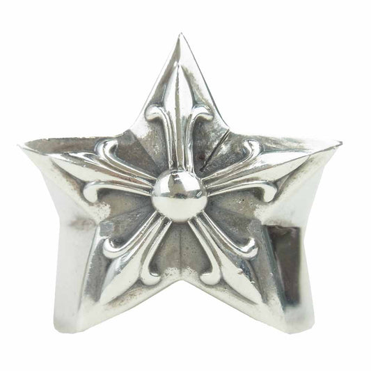 CHROME HEARTS クロムハーツ（原本有） STR LRG ラージスター リング シルバー系【中古】