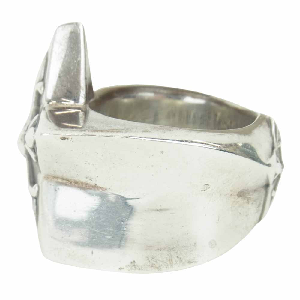 CHROME HEARTS クロムハーツ（原本有） STR LRG ラージスター リング シルバー系【中古】