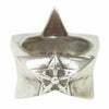 CHROME HEARTS クロムハーツ（原本有） STR LRG ラージスター リング シルバー系【中古】