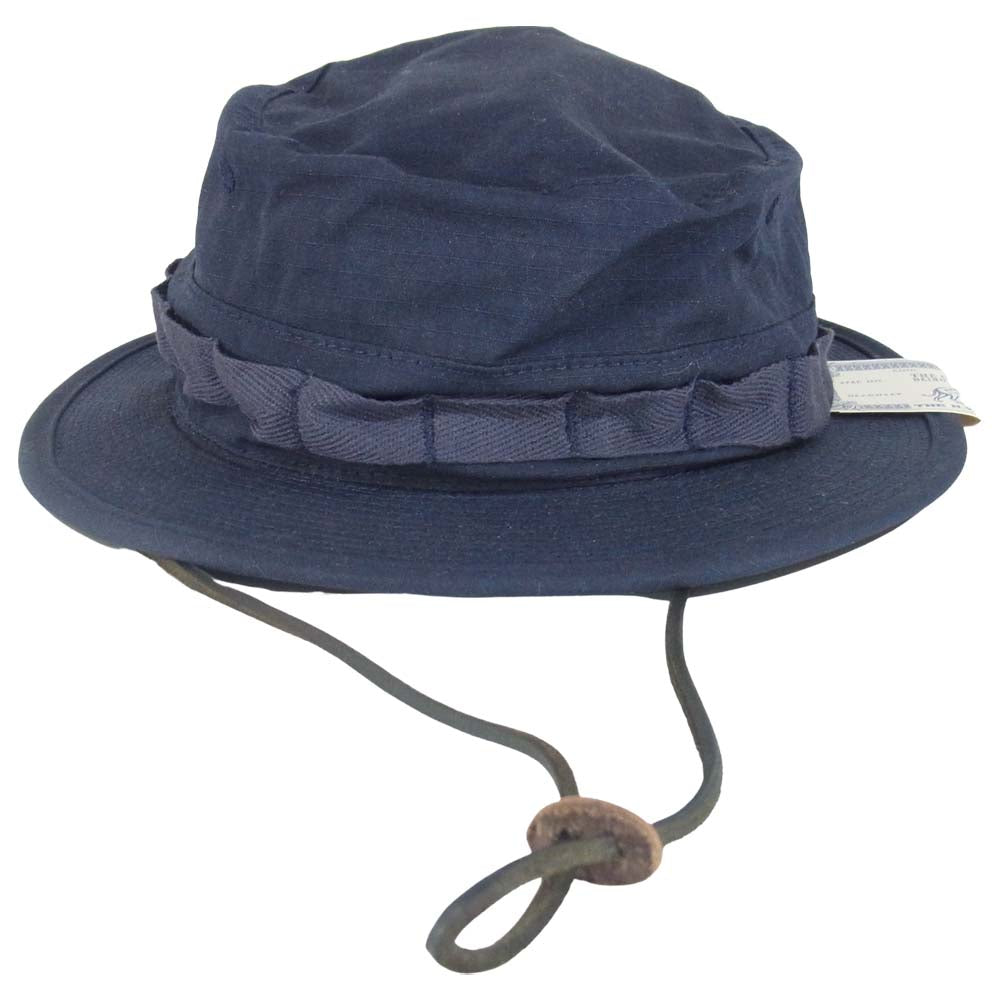 ドッグアンドコー BOONIE HAT バケットハット 日本製 ダークネイビー系【新古品】【未使用】【中古】