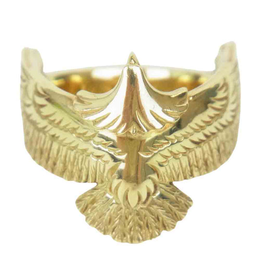 WINGROCK ウィングロック K18 全金 イーグル リング ゴールド系【中古】