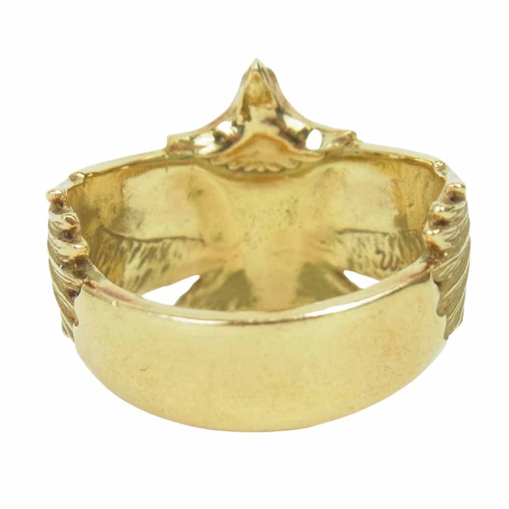 WINGROCK ウィングロック K18 全金 イーグル リング ゴールド系【中古