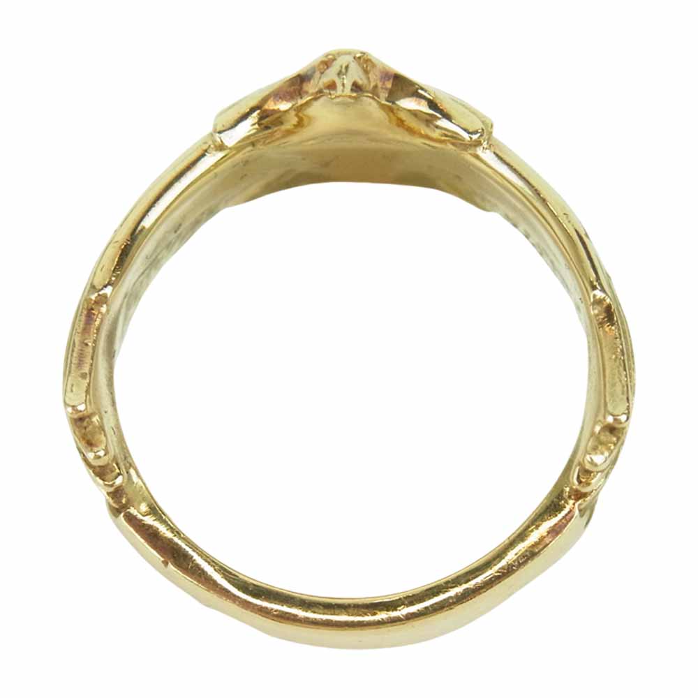 WINGROCK ウィングロック K18 全金 イーグル リング ゴールド系【中古