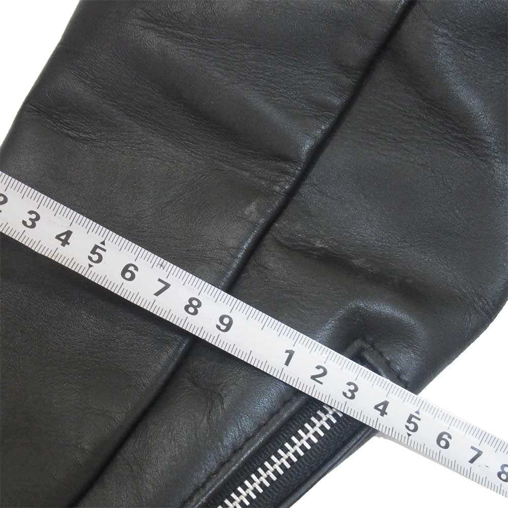 schott ショット USA製 641シングル ライダース ボアライナー付 ジャケット ブラック系 36【中古】