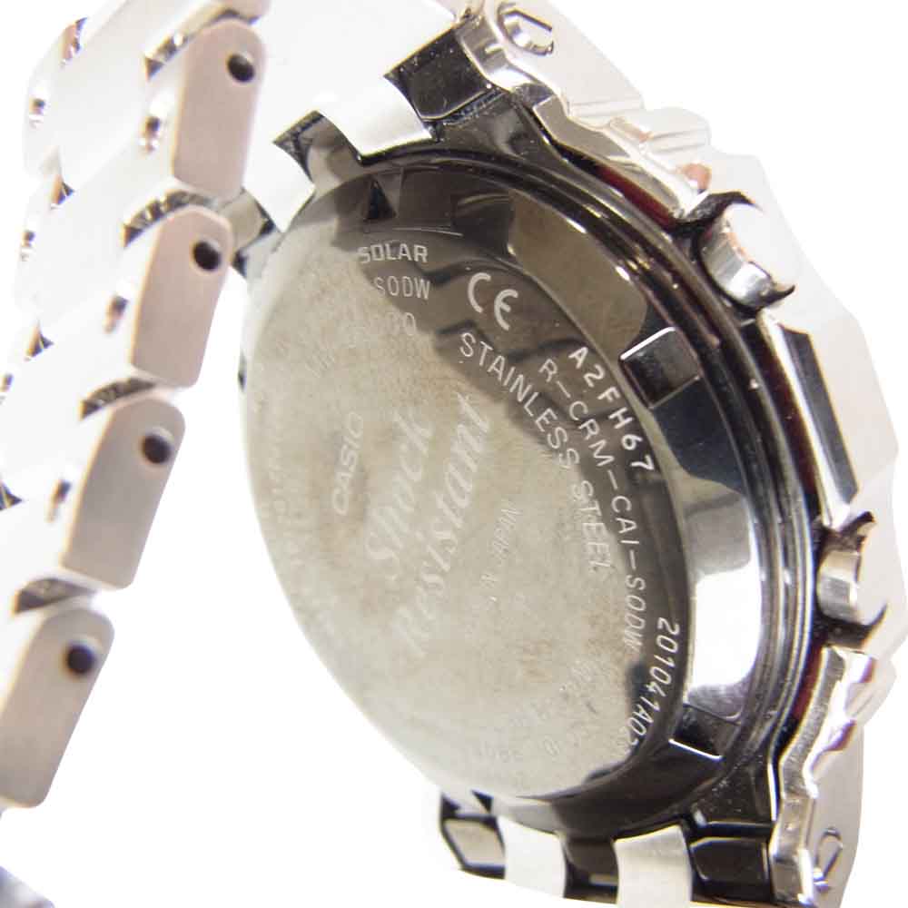 G-SHOCK ジーショック GMW-B5000D-1JF フルメタル タフソーラー デジタル スクエア シルバー系 Bluetooth 腕時計 シルバー系【中古】