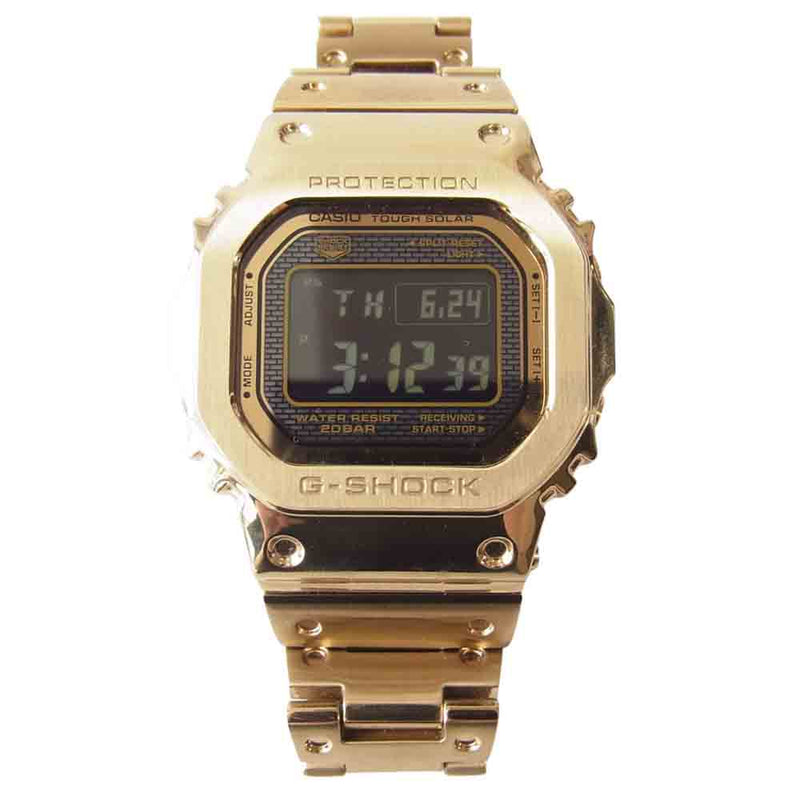 G-SHOCK ジーショック GMW-B5000GD-9JT フルメタル タフソーラー デジタル スクエア ゴールド系 Bluetooth 腕時計 ゴールド系【中古】