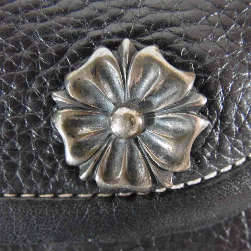 BILL WALL LEATHER ビルウォールレザー チェリーブロッサム カスタム レザー  ウォレット 桜 ブラック系【中古】