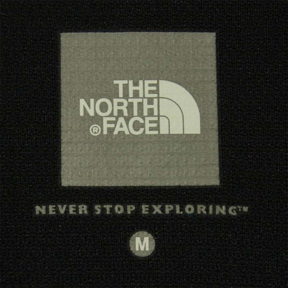 THE NORTH FACE ノースフェイス NT30910 S/S ULTRAWICK GEO MESH ZIP UP ハーフジップ プルオーバー Tシャツ ブルー系 M【中古】