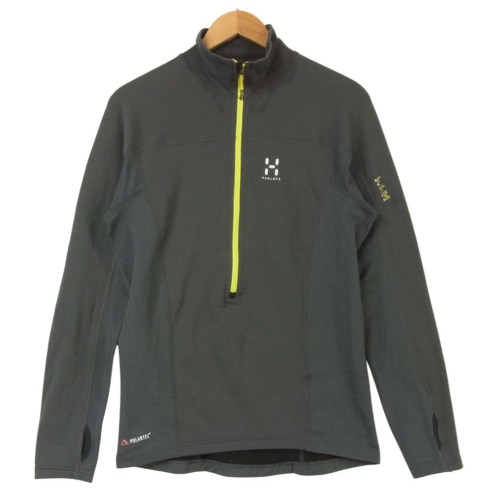 HAGLOFS ホグロフス L.I.M シリーズ ポーラーテック フリース ハーフジップ ジャケット グレー系 S【中古】