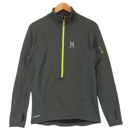 HAGLOFS ホグロフス L.I.M シリーズ ポーラーテック フリース ハーフジップ ジャケット グレー系 S【中古】