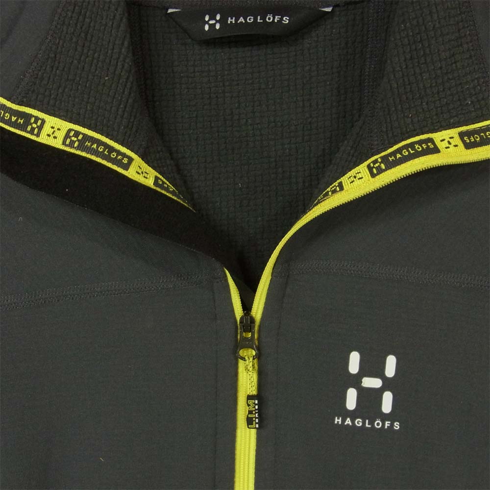 HAGLOFS ホグロフス L.I.M シリーズ ポーラーテック フリース ハーフジップ ジャケット グレー系 S【中古】