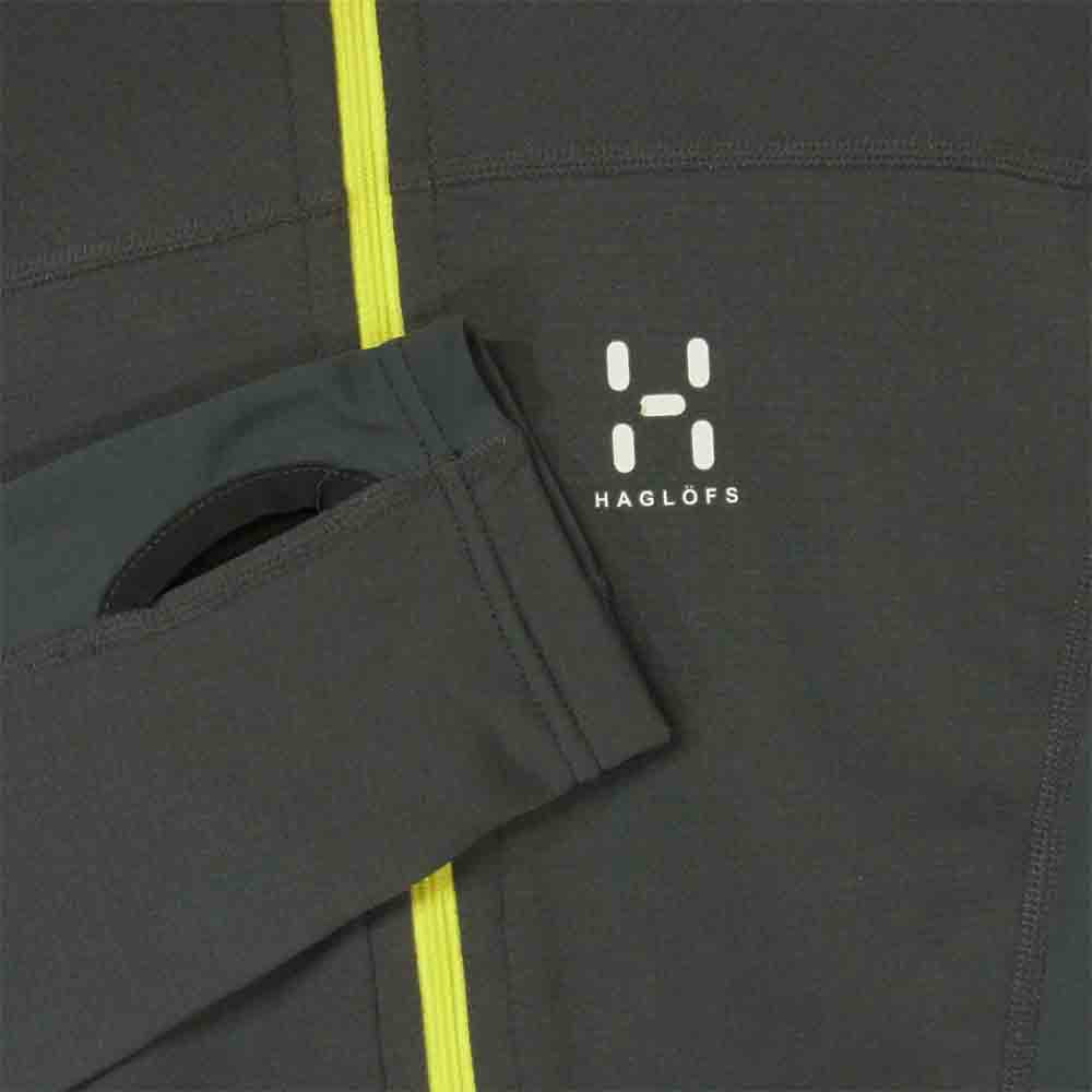HAGLOFS ホグロフス L.I.M シリーズ ポーラーテック フリース ハーフジップ ジャケット グレー系 S【中古】