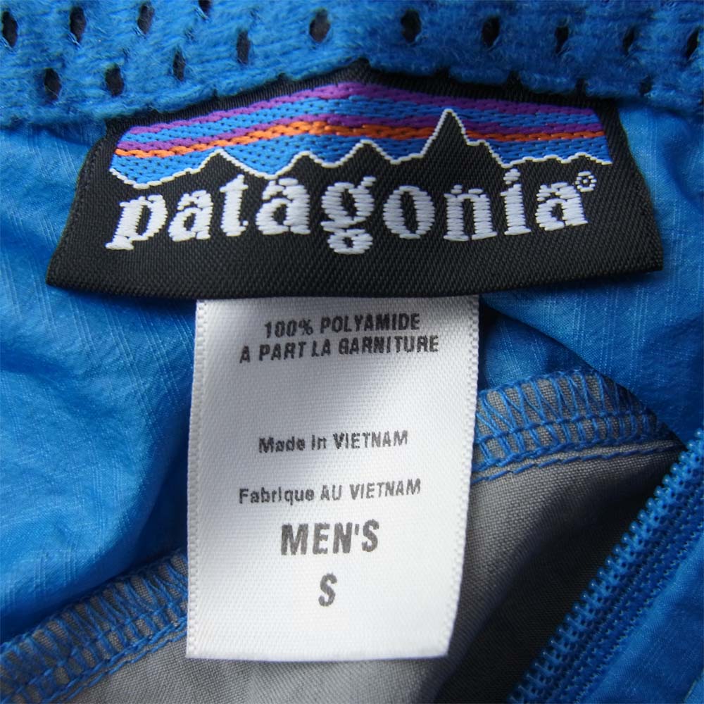 patagonia パタゴニア S9 24950 Nine Trails Jacket ナイン トレイルズ ジャケット ライトシェル ナイロン ブルー系 S【中古】