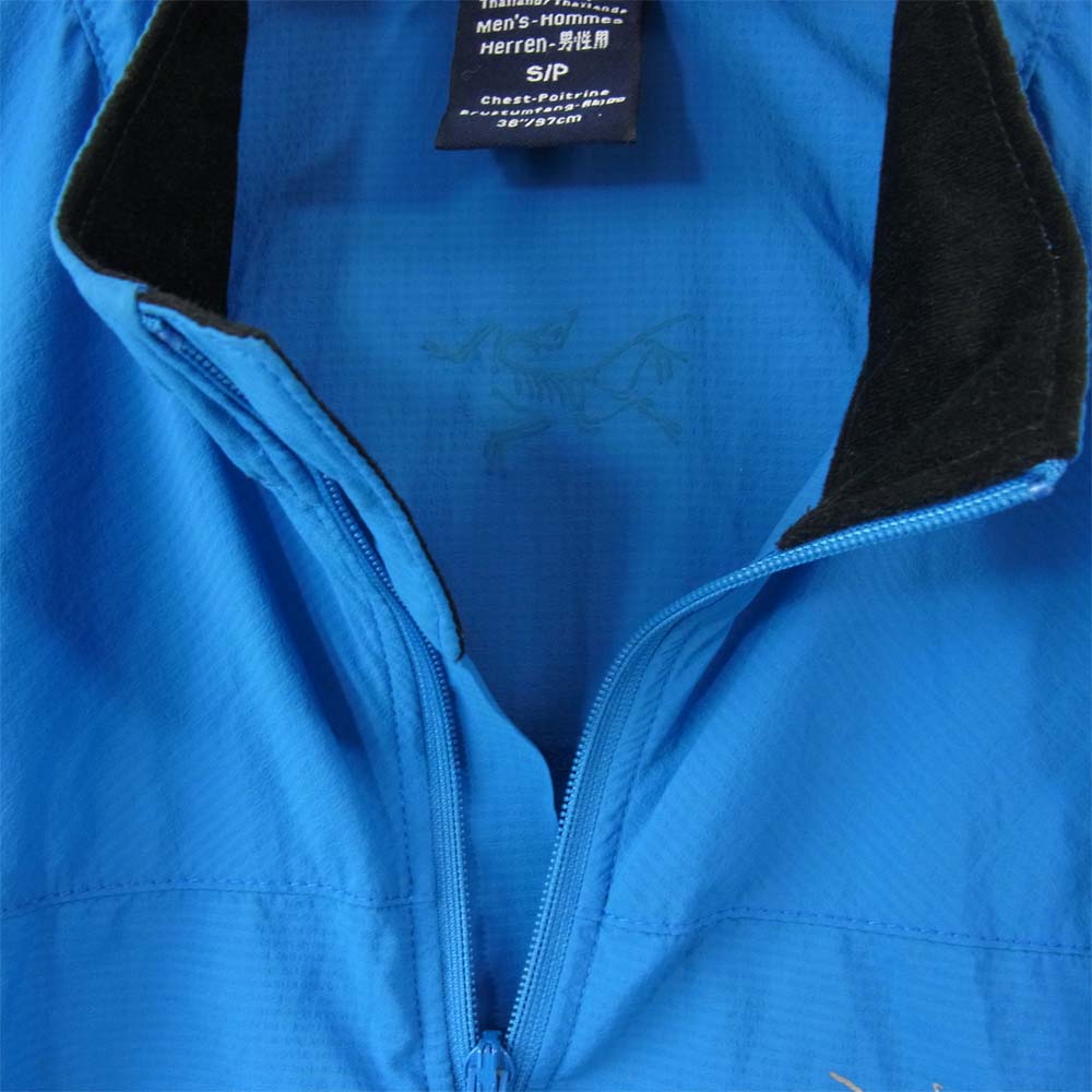 ARC'TERYX アークテリクス 当時物 ライトシェル ベスト ナイロン ブルー系 S【中古】