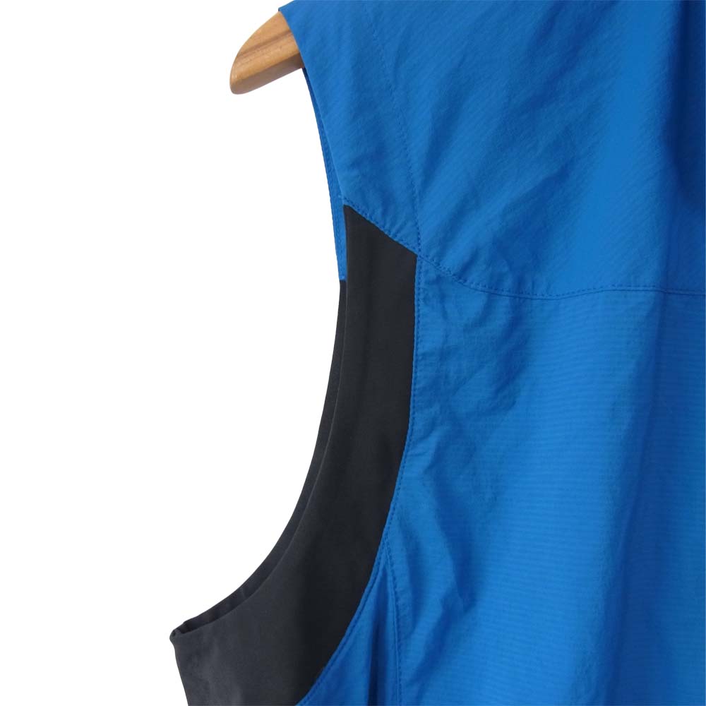 ARC'TERYX アークテリクス 当時物 ライトシェル ベスト ナイロン ブルー系 S【中古】