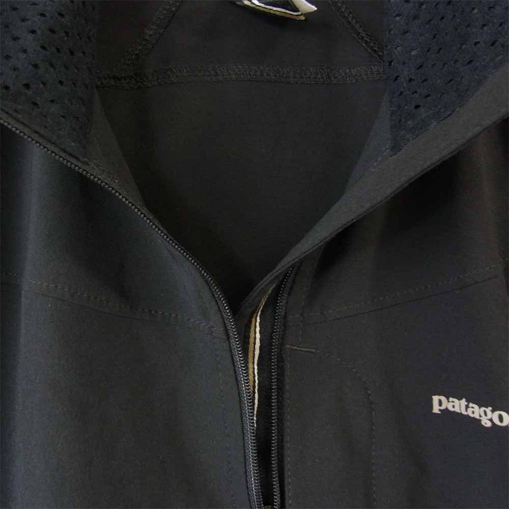 patagonia パタゴニア F8 25015 traverse pullover トラバース プルオーバー ストレッチ ソフトシェル ブラック系 S【中古】