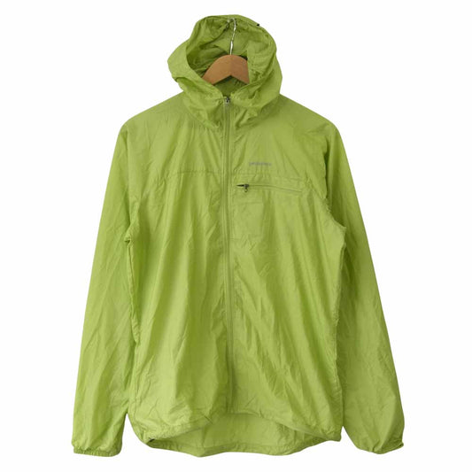 patagonia パタゴニア S9 24017 Houdini Full-Zip Jacket フーディニ フル ジップ ジャケット ライトシェル ナイロン グリーン系 S【中古】
