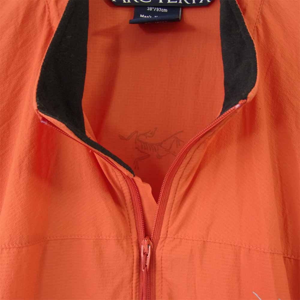 ARC'TERYX アークテリクス 当時物 ライトシェル ジャケット ナイロン オレンジ系 S【中古】