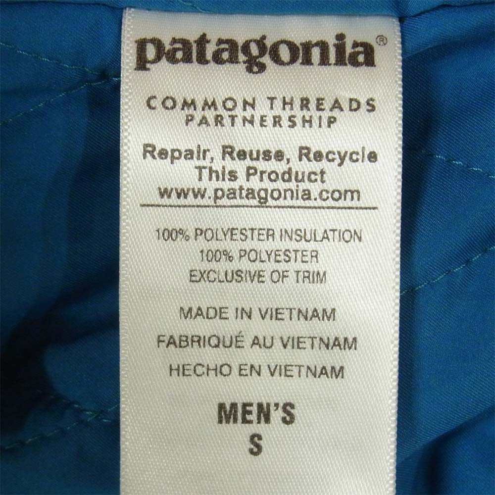 patagonia パタゴニア FA15 25821 NSULATED BETTER SWEATER HOODY インサレーテッド ベターセーター フーディ 中綿 ジャケット ネイビー系 S【中古】