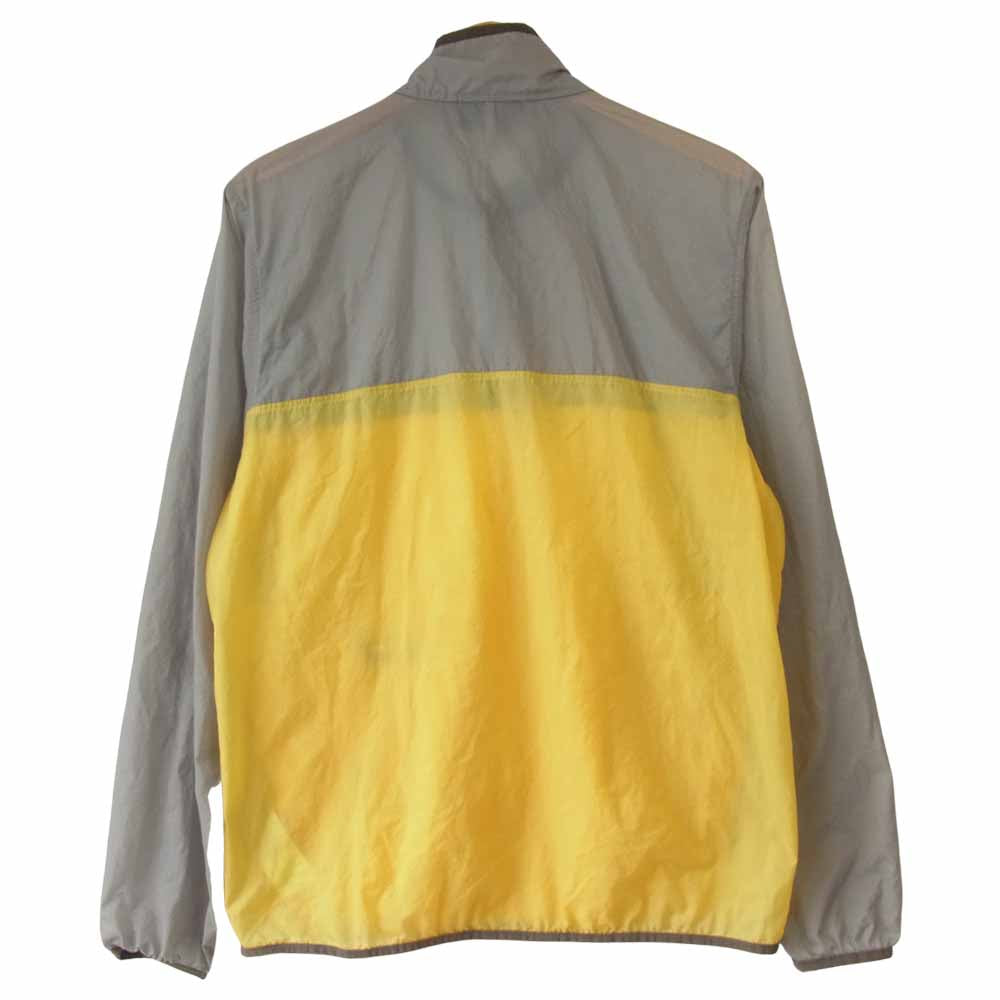 patagonia パタゴニア SP19 24150 Houdini SnapT PullOver フーディニ スナップT プルオーバー パッカブル ナイロン グレー系×イエロー系 S【中古】