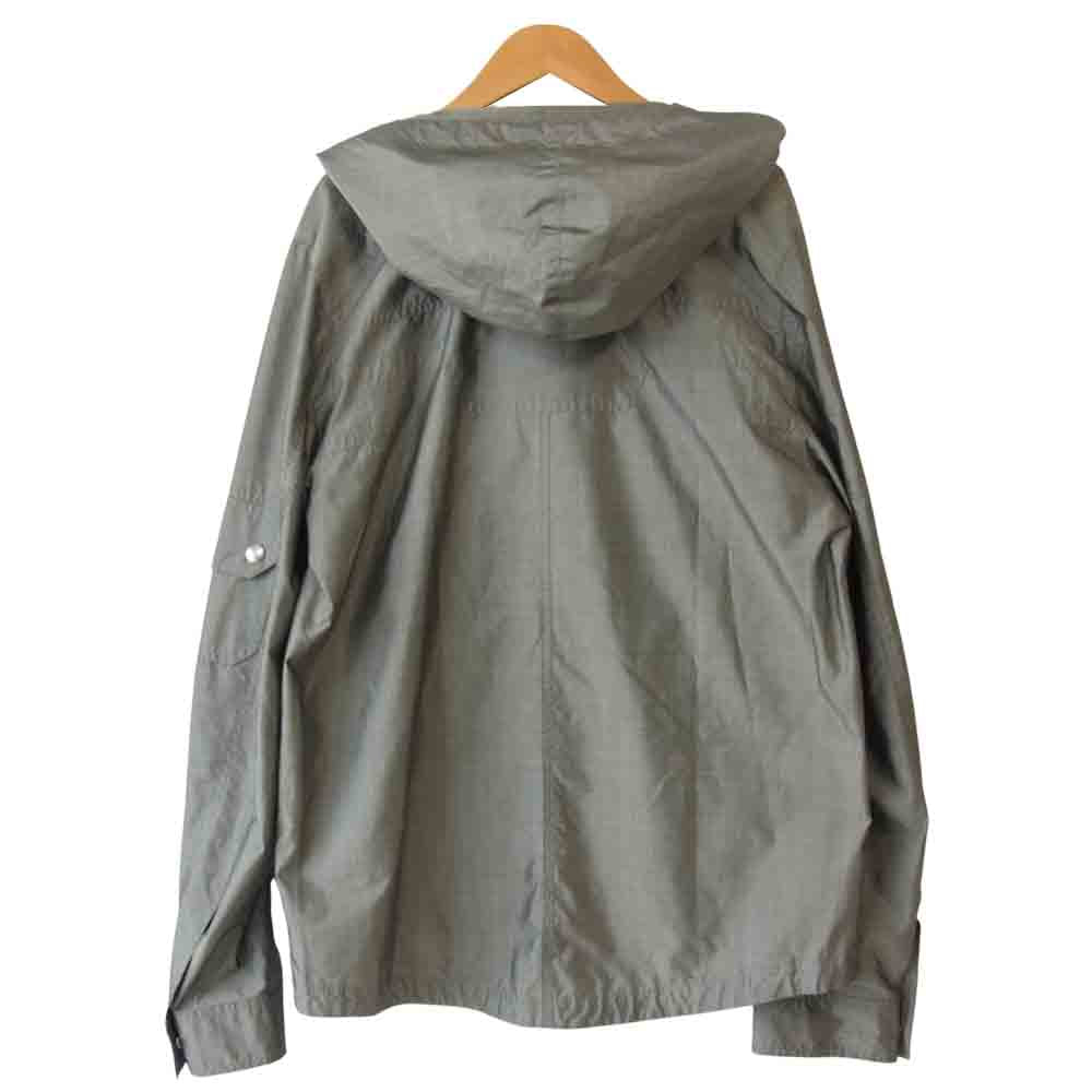 DIOR HOMME ディオールオム 08SS 8E3141620679 国内正規品 クリスヴァンアッシュ期 シルク100% フーデッド ジャケット  グレー系 44【中古】