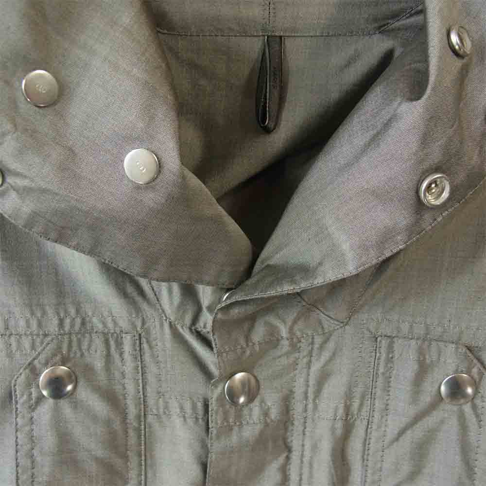 DIOR HOMME ディオールオム 08SS 8E3141620679 国内正規品 クリスヴァンアッシュ期 シルク100% フーデッド ジャケット  グレー系 44【中古】