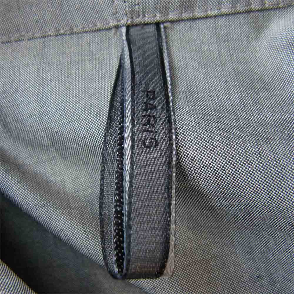 DIOR HOMME ディオールオム 08SS 8E3141620679 国内正規品 クリスヴァンアッシュ期 シルク100% フーデッド ジャケット  グレー系 44【中古】