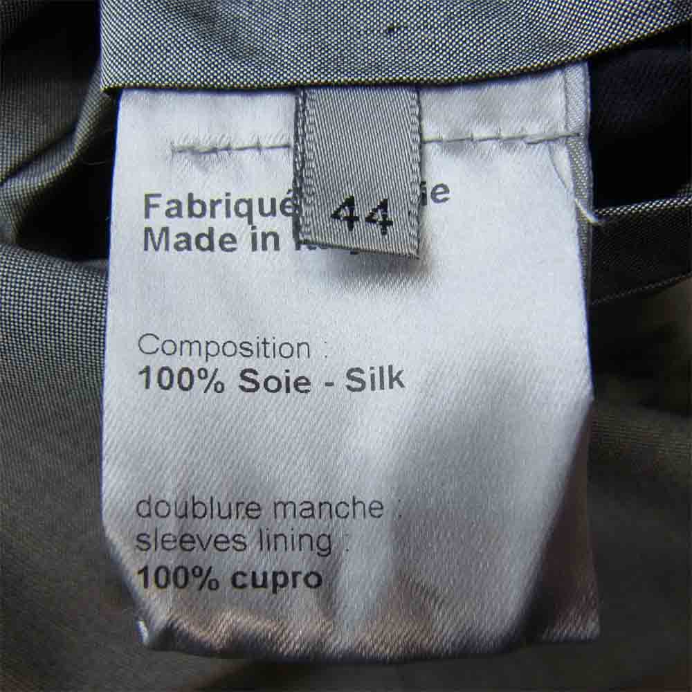 DIOR HOMME ディオールオム 08SS 8E3141620679 国内正規品 クリスヴァンアッシュ期 シルク100% フーデッド ジャケット  グレー系 44【中古】