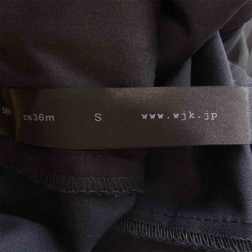 wjk ダブルジェイケイ 19SS 5881 cs36m easy light slacks イージー ライト スラックス パンツ ネイビー系 S【中古】