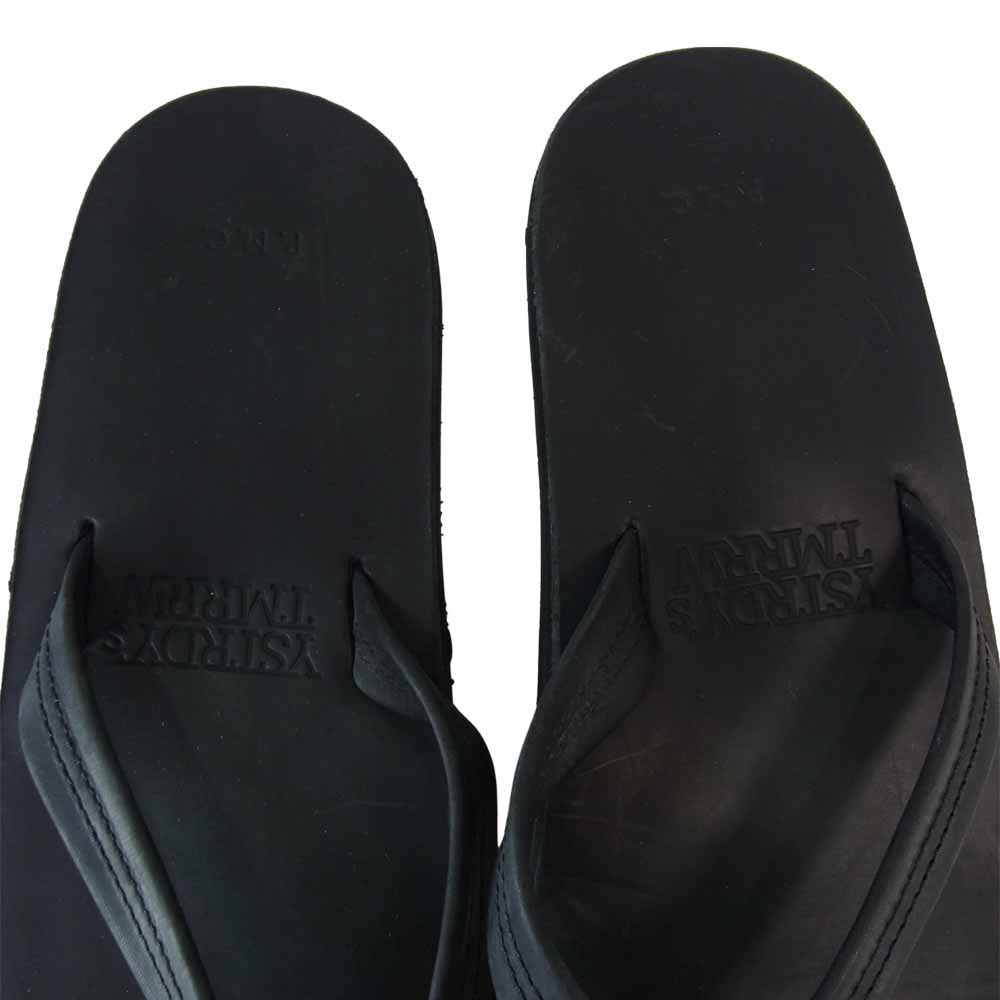 イエスタディズトゥモロー PHIGVEL BEACH SANDAL ビーチ サンダル ブラック系 L【中古】