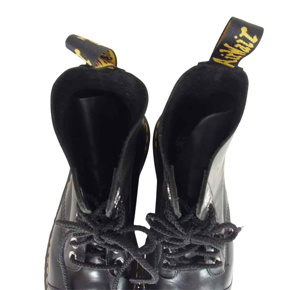 Dr.Martens ドクターマーチン 25037001 10EYE BXB BOOT LUXOR レース レザー ブーツ ブラック系 UK8【美品】【中古】