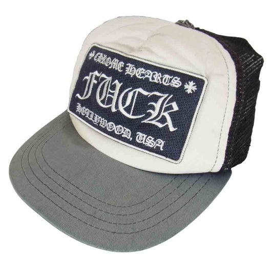CHROME HEARTS クロムハーツ（原本有） TRUCCKER CAP クロスボールボタン トラッカーキャップ【中古】