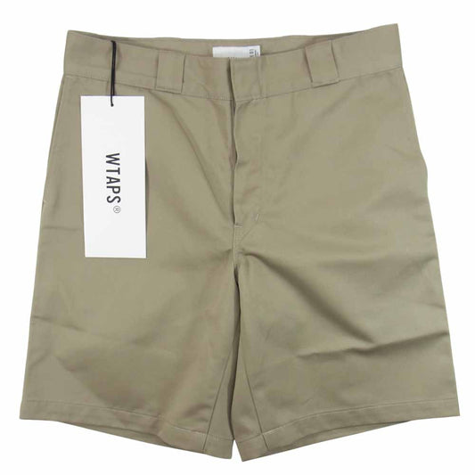 WTAPS ダブルタップス 211BRDT-PTM04 SHORTS COPO TWILL ショーツ コポ ツイル パンツ ベージュ系 01【新古品】【未使用】【中古】