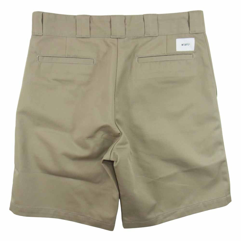 WTAPS ダブルタップス 211BRDT-PTM04 SHORTS COPO TWILL ショーツ コポ ツイル パンツ ベージュ系 01【新古品】【未使用】【中古】