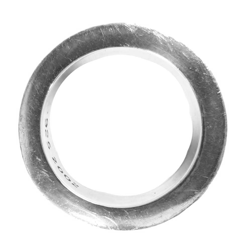 CHROME HEARTS クロムハーツ（原本無） 6mm SPACER PLN スペーサー プレーン リング シルバー系 14号程度【中古】